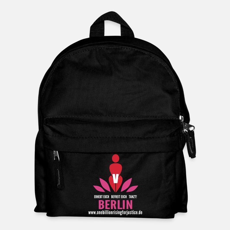 schwarzobr_logo_berlin - Kinder Rucksack - Schwarz