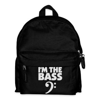 I'm the Bass White (EU) - Kids' Backpack - black - Front