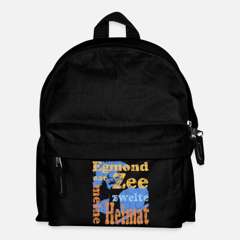 Egmond aan Zee - Kinder Rucksack - Schwarz