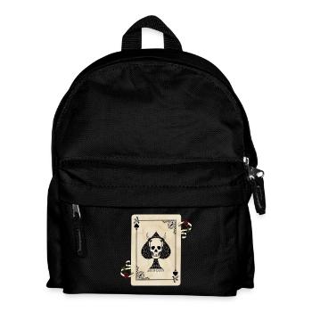 Carte de la mort / As de pique - Sac à dos Enfant - noir - Devant
