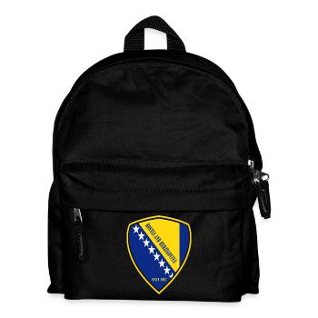 Bosnia coat of arms design - Kids' Backpack - black - Front