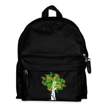 arbre arbres nature symbole couleurs couleurs - Sac à dos Enfant - noir - Devant