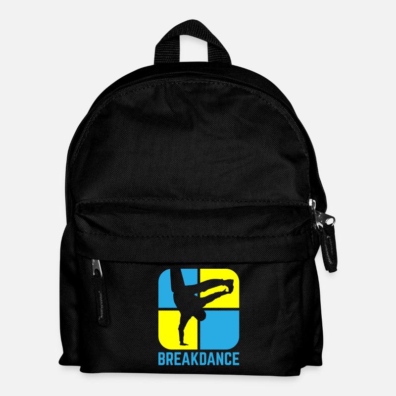 Breakdance B-Boy Streetdance Design Hip Hop Dance - Kinder Rucksack - Schwarz