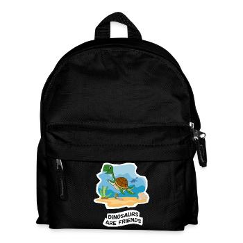 Dinosaurs are Friends - Kinder Rucksack - Schwarz - Vorne