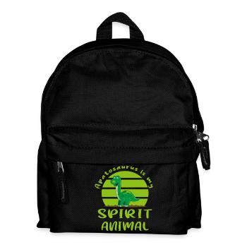Apatosaurus - Kids' Backpack - black - Front