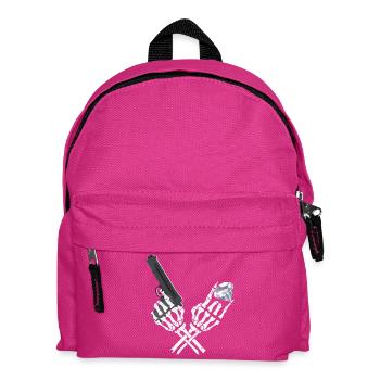 Squelette de gangster - Sac à dos Enfant - fuchsia - Devant