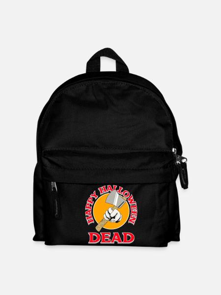 Halloween Axe with Dead Design - Kids' Backpack - black