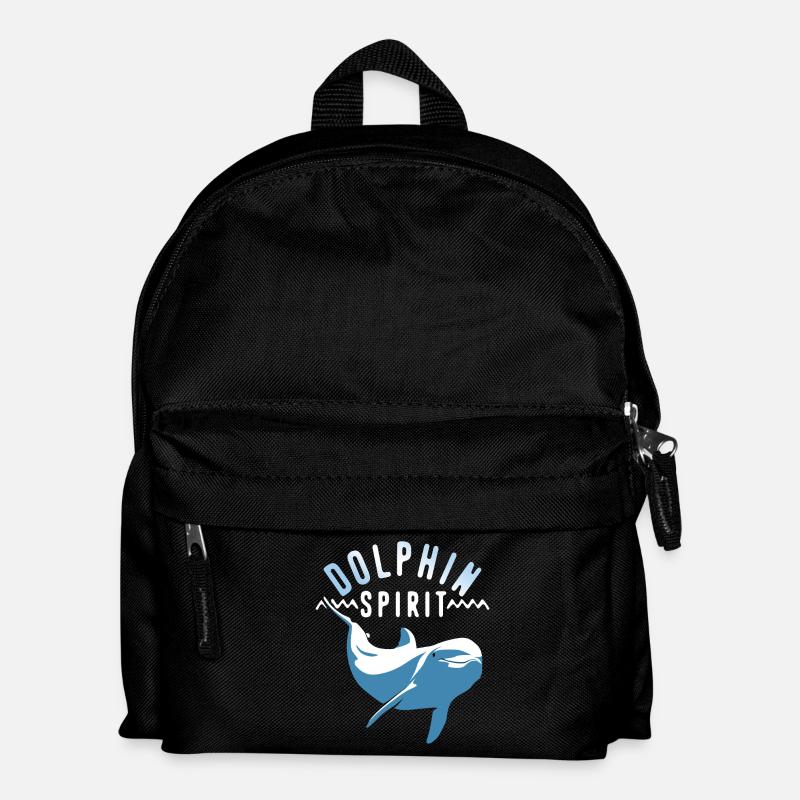 Soul of Dolphin - Kids' Backpack - black