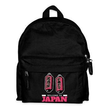 Bienvenue au Japon (sombre) - Sac à dos Enfant - noir - Devant