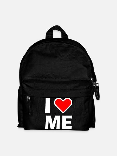 I love me - Kinder Rucksack - Schwarz