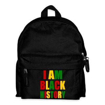 I am black history - Sac à dos Enfant - noir - Devant