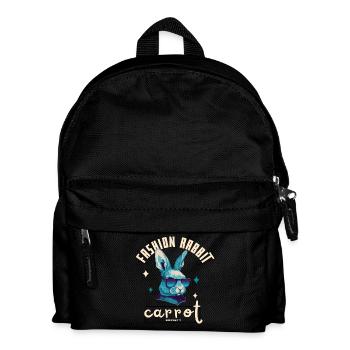 Lapin Bleu Streetwear - Sac à dos Enfant - noir - Devant