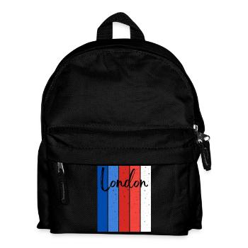 London Stripes Speckle Script - Sac à dos Enfant - noir - Devant