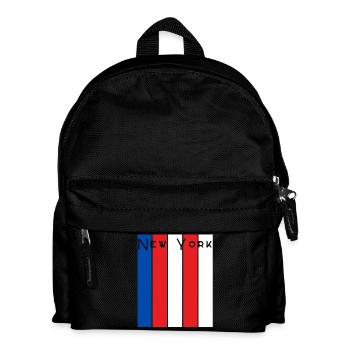 Mot-mot rayé de New York - Sac à dos Enfant - noir - Devant