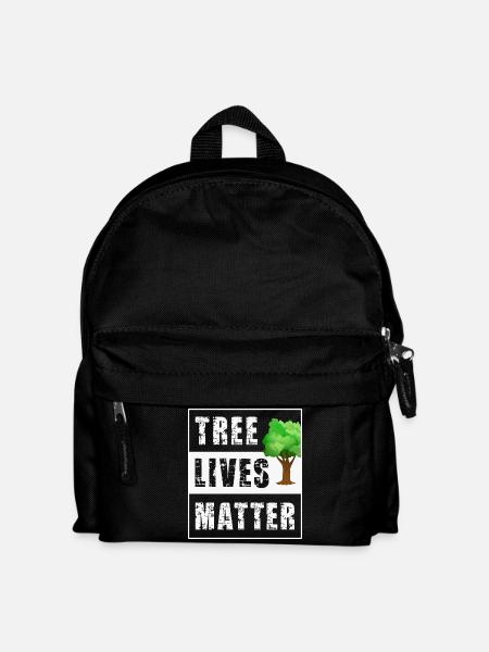 Baum Bäume - Kinder Rucksack - Schwarz