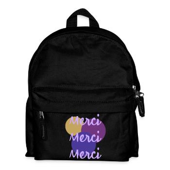 MERCI. MERCI MAÎTRESSE. CADEAU MAÎTRESSE. VACANCES - Sac à dos Enfant - noir - Devant