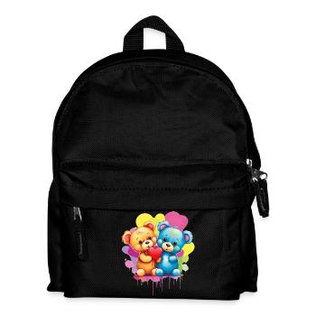 Liebe ist eine Bärennotwendigkeit - Kinder Rucksack - Schwarz - Vorne