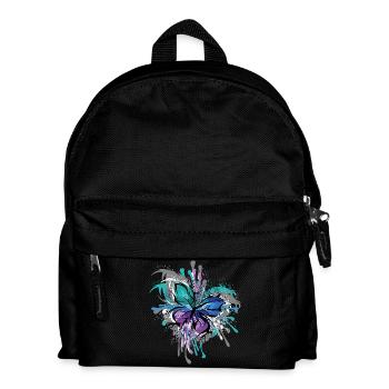 Symbole papillon Illustration Blast Colors - Sac à dos Enfant - noir - Devant