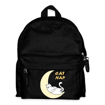 Nickerchen auf dem Mond - Kinder Rucksack - Schwarz - Vorne