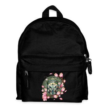 exotique africain effrayant crawly avec des magnolias - Sac à dos Enfant - noir - Devant