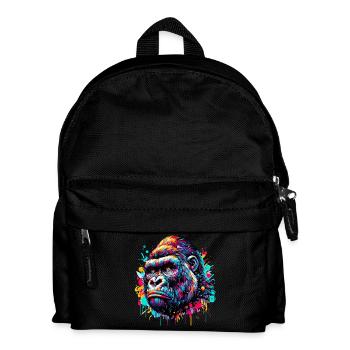 Gorilla - Kids' Backpack - black - Front