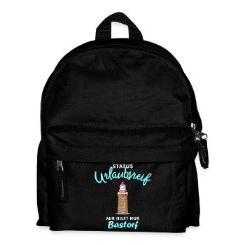 Bastorf, Ostsee, Wismarer Bucht, Urlaubsreif - Kinder Rucksack - Schwarz - Vorne