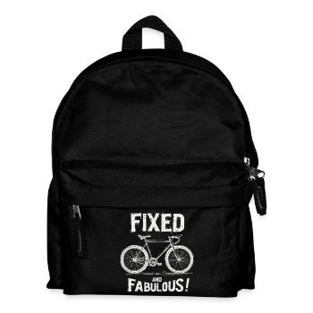 Fixies Fan, Vélo Urbain City Style vélo design - Sac à dos Enfant - noir - Devant