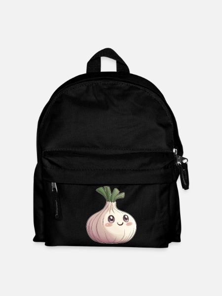 Knoblauch - Kinder Rucksack - Schwarz