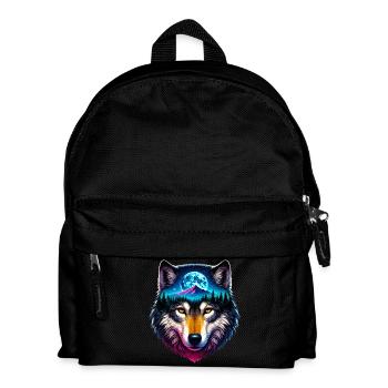 Wolf - Kids' Backpack - black - Front