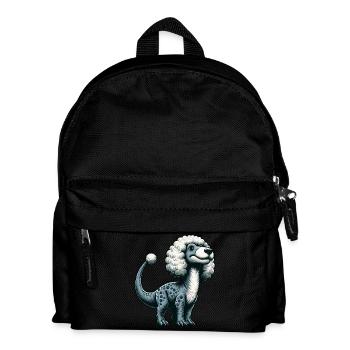 Créatures mythiques bizarres Dino-Trex-Poodle-Fusion - Sac à dos Enfant - noir - Devant