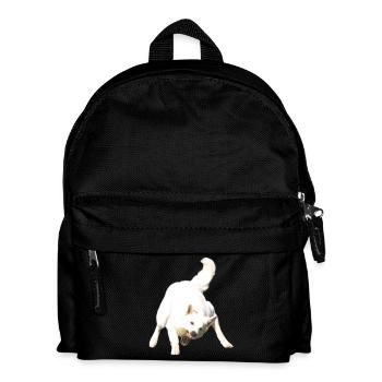 Fang den Ball - Kinder Rucksack - Schwarz - Vorne