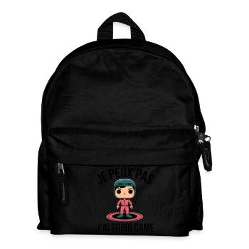 squid games - Sac à dos Enfant - noir - Devant