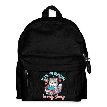 Du bist das Lesezeichen in meiner Geschichte - Kinder Rucksack - Schwarz - Vorne