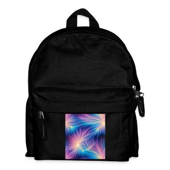 Colorful cosmic explosions - Kids' Backpack - black - Front