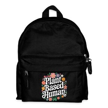 Vegetarian Vegan Veggie Vegetarian - Kids' Backpack - black - Front