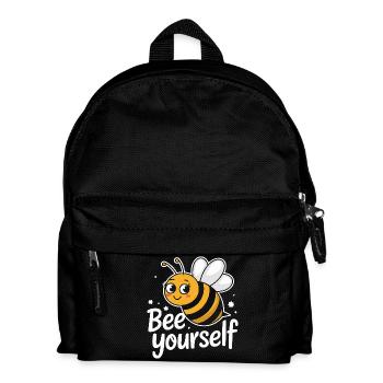 honey bee beekeeper bees bee - Kids' Backpack - black - Front