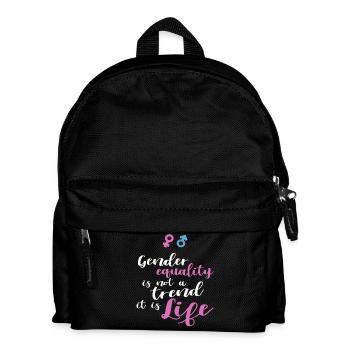 Gender Equality Not Trend It Is Life - Kids' Backpack - black - Front