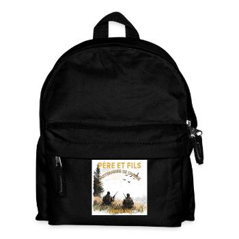 Père et Fils Chasse Ensemble - Sac à dos Enfant - noir - Devant