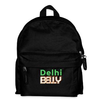 Delhi Belly Neon Logo Tee - Kids' Backpack - black - Front