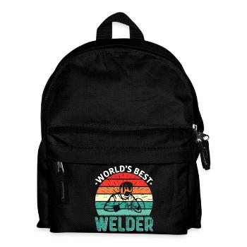Meilleur soudeur drôle soudeur métallurgiste - Sac à dos Enfant - noir - Devant