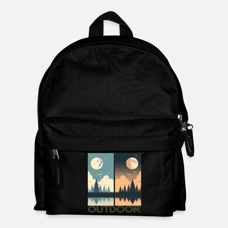 Outdoor - Kinder Rucksack - Schwarz