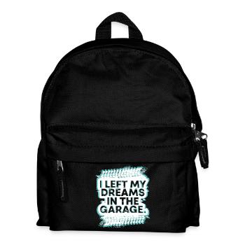 J’ai laissé mes rêves dans le cadeau fanatique de voiture de garage - Sac à dos Enfant - noir - Devant