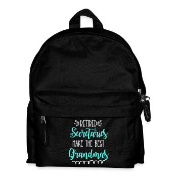 Retired Secretaries Make The Best Grandmas - Kids' Backpack - black - Front