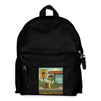 Queue by Rico Beck - Kids' Backpack - black - Front