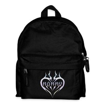 Tribal Heart Tattoo for Emo and Goth - Kids' Backpack - black - Front