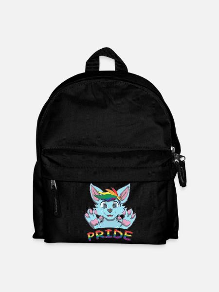 Pride Furry - Kids' Backpack - black