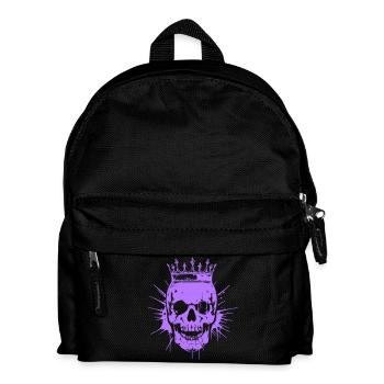 Crâne roi - Sac à dos Enfant - noir - Devant