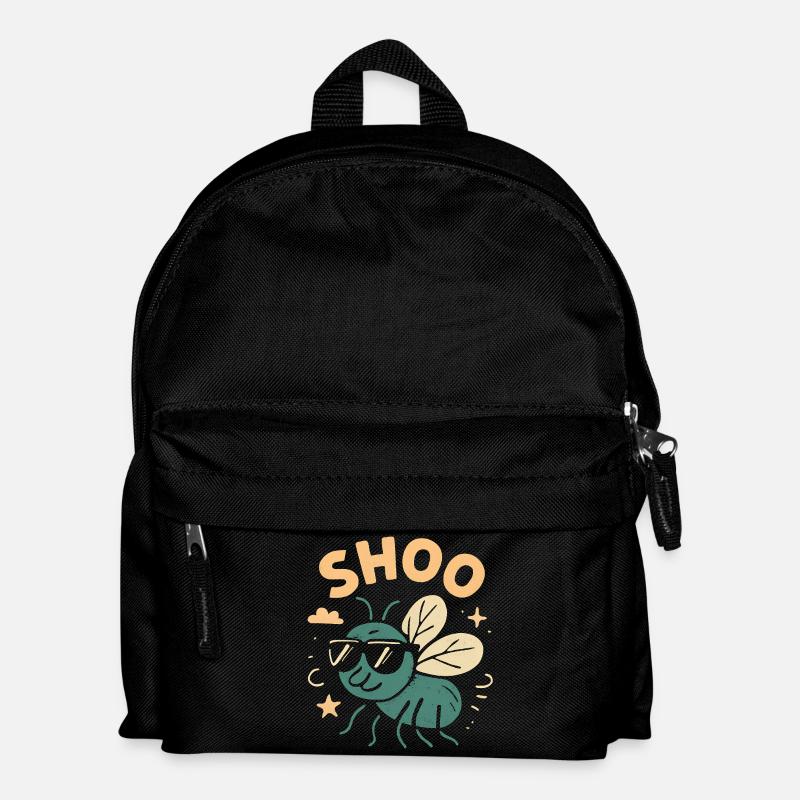 Shoo Fly Lustige Hassfliegen Shoo Fly - Kinder Rucksack - Schwarz