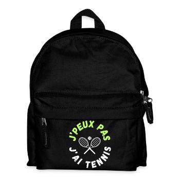 Design Tennis - Sac à dos Enfant - noir - Devant