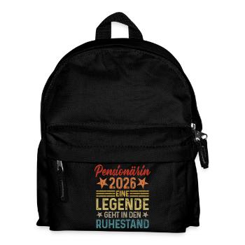 Pensioner 2026 Legend prend sa retraite - Sac à dos Enfant - noir - Devant